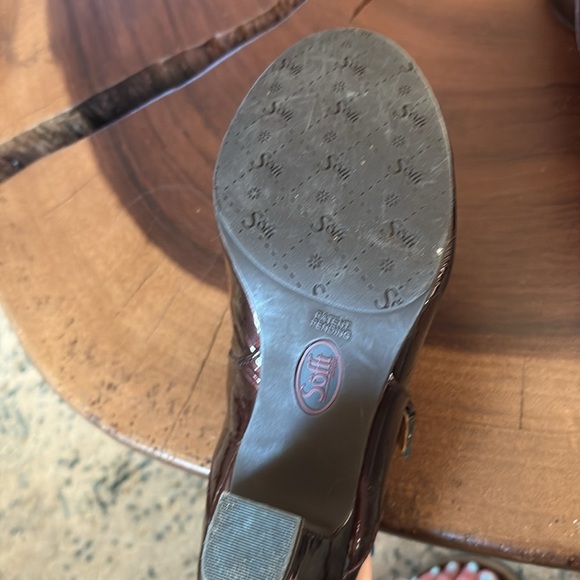 SOFFT Miranda Mary Jane Patent Leather High Heel Pump Dress Shoes 9.5M - Picture 7 of 7